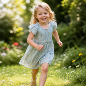 little girl playing outside, childhood memories, Louisiana