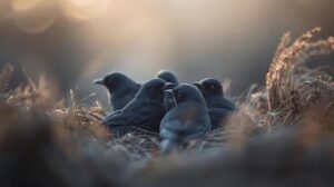 deep blue birds, safety