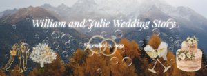 mountains, fall, wedding